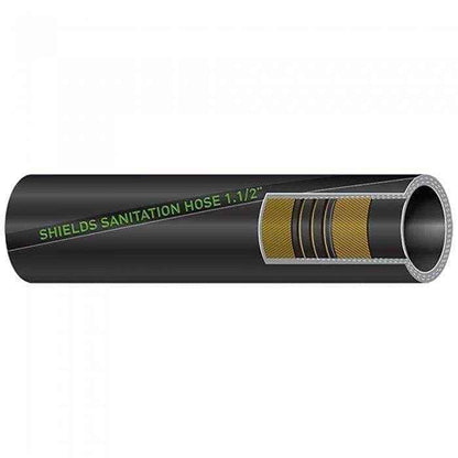 1 1/2 Inch Black Sanitation Hose | Sierra 116-101-1120-1