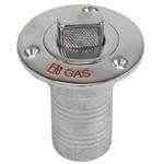 1 1/2 in. Hose Push-Up Gas Deck Fill | Whitecap Industries 6993 - MacombMarineParts.com