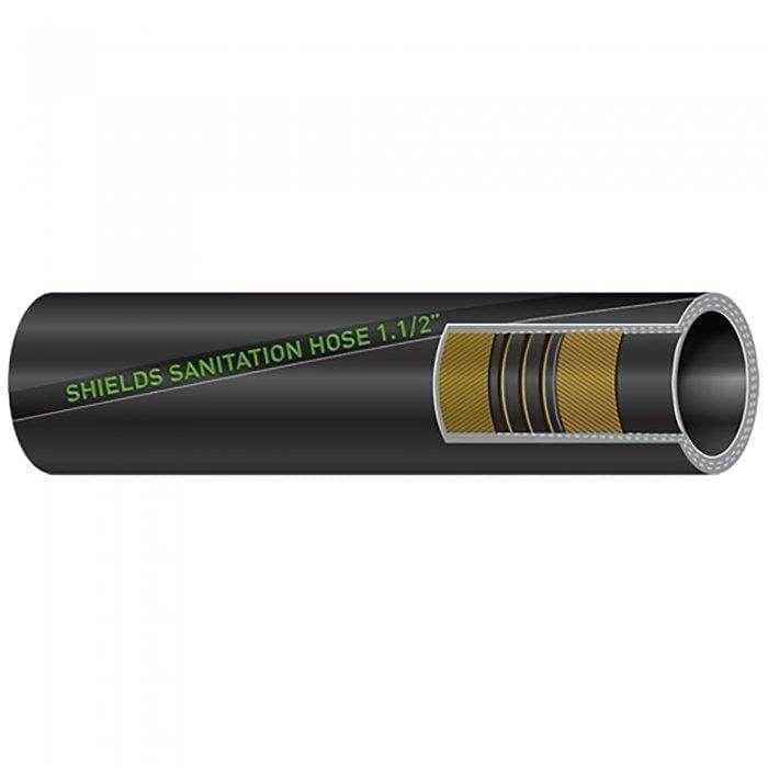 1 1/2 Inch Black Sanitation Hose  | Sierra 116-101-1120-1 - MacombMarineParts.com
