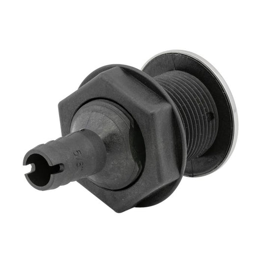 1-1/8 inch Hose Barb Stainless Steel/Nylon Thru Hull | Whitecap Marine S-3803