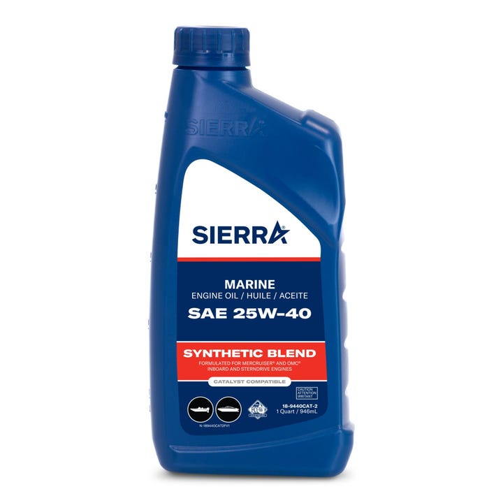 1 Quart 25W-40 Catalyst Marine Engine Oil | Sierra 18-9440CAT-2