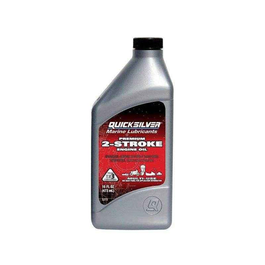 1 Pt. Premium 2 Cycle Outboard Oil | Quicksilver 92-858020Q01 - MacombMarineParts.com