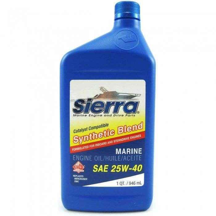 1 Quart 25W-40 Catalyst Marine Engine Oil | Sierra 18-9440CAT-2 - MacombMarineParts.com