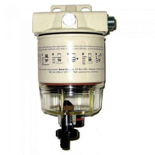 10 Micron Diesel Fuel Filter Assembly | Racor 120AT - MacombMarineParts.com