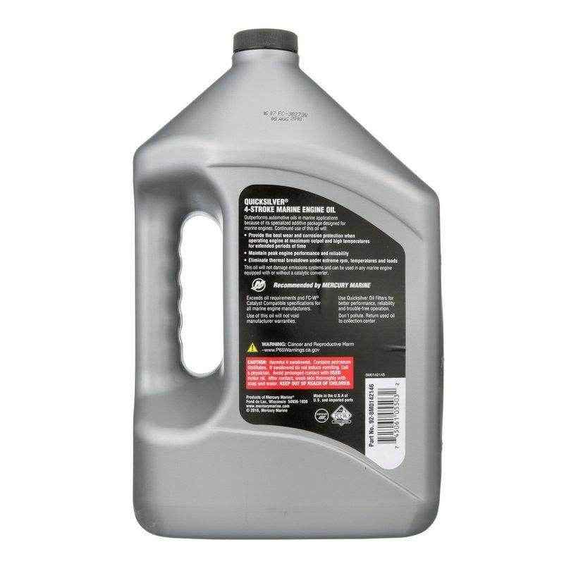 10W-30 Four Stroke Oil Synthetic 1 Gallon | Quicksilver 92-8M0142146