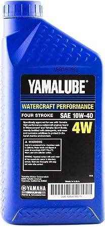 10W-40 Watercraft Oil, 1 Quart | Yamaha LUB-10W40-WV-12 - MacombMarineParts.com