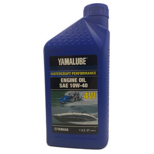 10W - 40 Watercraft Oil, 1 Quart | Yamaha LUB - 10W40 - WV - 12 - MacombMarineParts.com