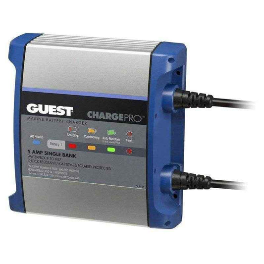 12 Volt 5 Amp Charge Pro Marine Battery Charger | Guest 2708A - MacombMarineParts.com