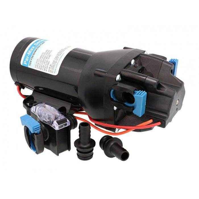 12V 4 GPM Par-Max HD4 Freshwater Pressure Pump | Jabsco Q401J-118S-3A - MacombMarineParts.com