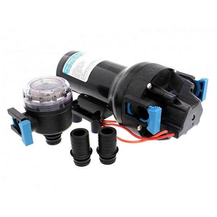 12V 6 GPM Par-Max HD6 Freshwater Pressure Pump | Jabsco P601J-218S-3A - MacombMarineParts.com