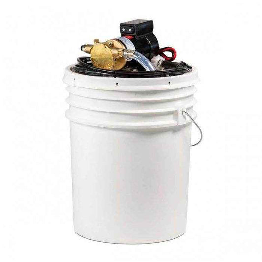 12V Commercial Grade Portable Oil Change Bucket | Johnson Pump 65F3B - MacombMarineParts.com