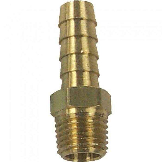 1/4 in. MNPT x 3/8 in. Hose Barb Brass Fitting | Sierra 18 - 8074 - MacombMarineParts.com