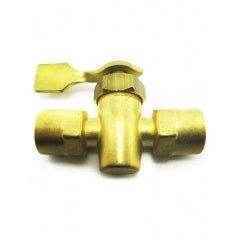1/4-in. FNPT x 1/4-in. FNPT Fuel Shut-Off Valve | Whitecap P-5521 - MacombMarineParts.com