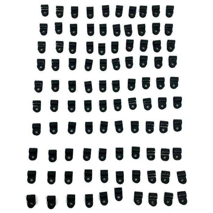 1/4 inch Black Nylon Cable Clamp | FTZ 60402BK - MacombMarineParts.com