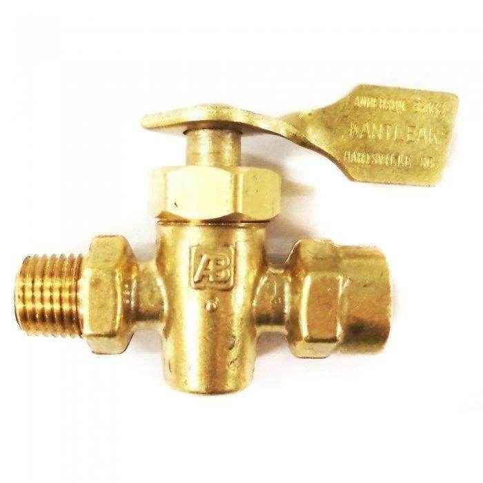 1/4in Male Female Brass Shut-Off | Moeller Marine 033300-10