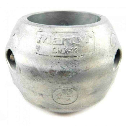 2-3/4 inch Zinc Streamlined Shaft Anode | Martyr CMX12 - MacombMarineParts.com