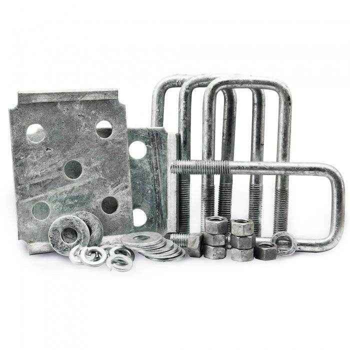 2 In. Square Axle Tie Plate Kit | Tie Down Engineering 81185 - MacombMarineParts.com