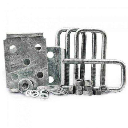 2 In. Square Axle Tie Plate Kit | Tie Down Engineering 81185 - MacombMarineParts.com