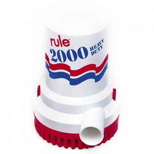 2000 GPH Non - Automatic Bilge Pump | Rule 10 - MacombMarineParts.com