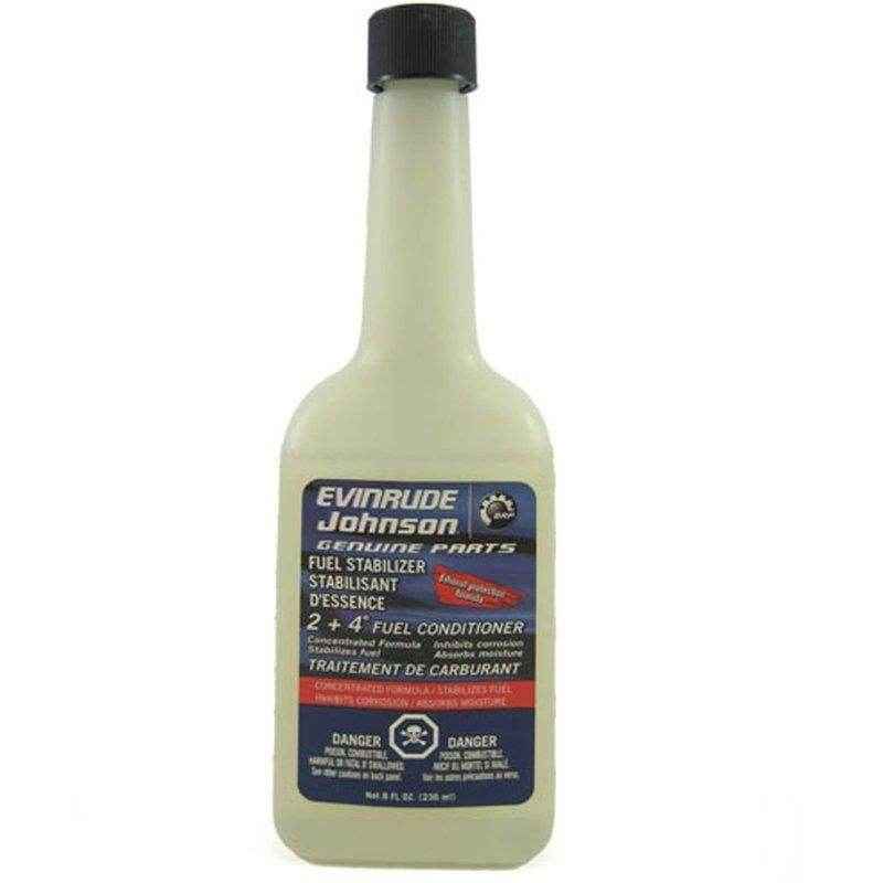 2+4 Fuel Conditioner, 8 ounce | Evinrude/Johnson 0766216 - MacombMarineParts.com
