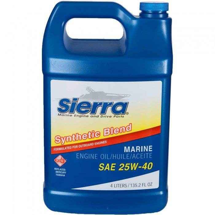 25W-40 Outboard Engine Oil, 4 liter | Sierra 18-9440-3