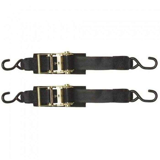 2in. x 2 ft. Heavy Duty Ratchet Transom Tie-Down 2 Pack | Boat Buckle F14206 - MacombMarineParts.com