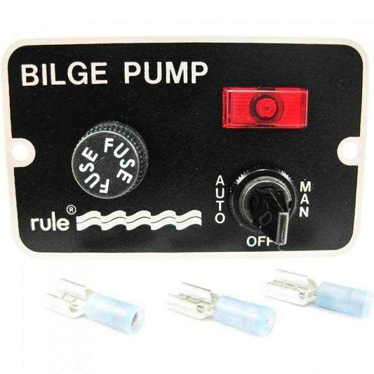 3-Way Lighted Bilge Switch Panel | Rule 41