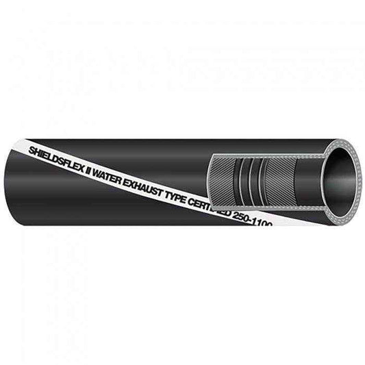 3 in. Hardwall Marine Exhaust Hose 12.5 ft. | Shields 116-250-3004 - MacombMarineParts.com