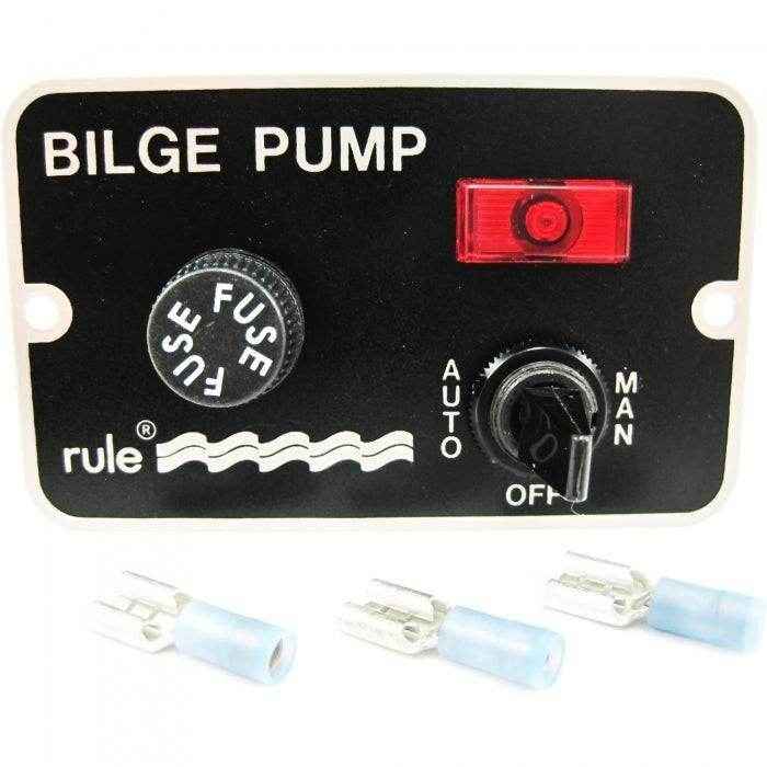 3 - Way Lighted Bilge Switch Panel | Rule 41 - MacombMarineParts.com