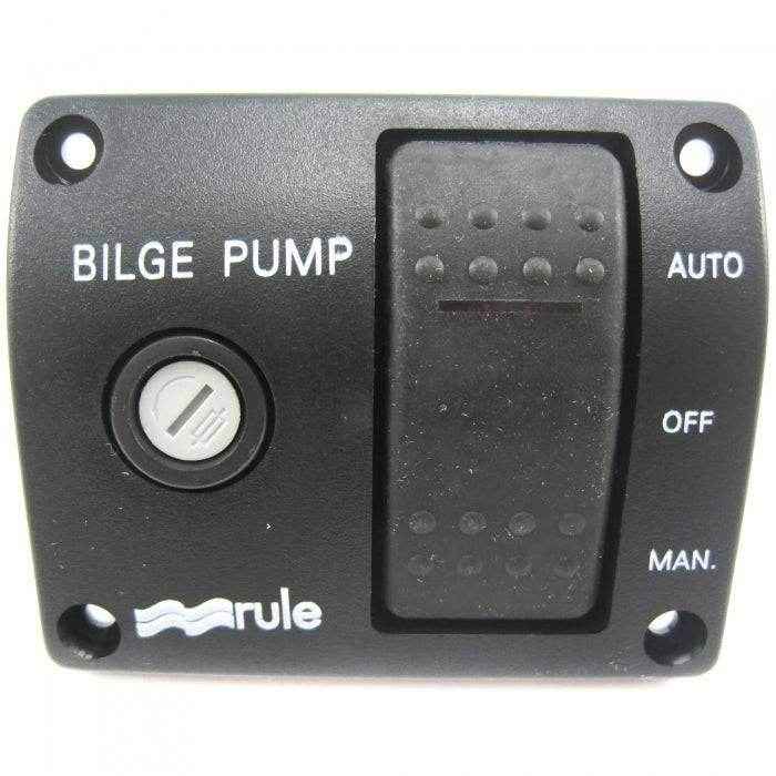 3 - Way Rocker Switch Bilge Panel | Rule 43 - MacombMarineParts.com