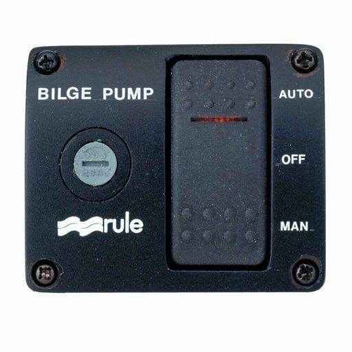 3-Way Rocker Switch Bilge Panel | Rule 43 - MacombMarineParts.com