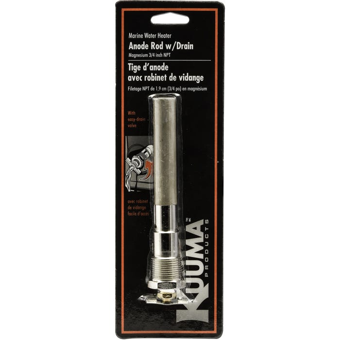 3/4 inch NPT Water Heater Magnesium Anode | Kuuma 11916