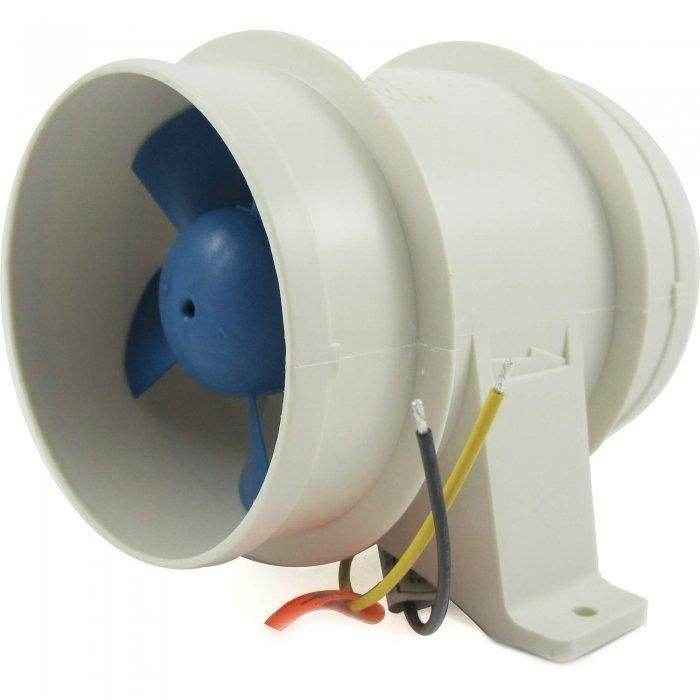 4 inch 235 cfm In - line Blower, 12V | Rule 240 - MacombMarineParts.com