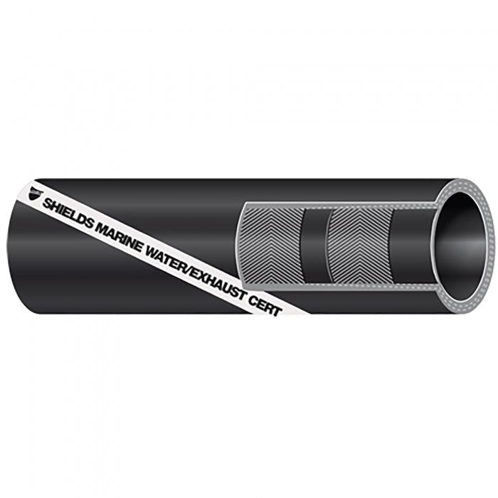 4" Softwall Marine Exhaust Hose 12 1/2' | Shields 116 - 200 - 4004 - MacombMarineParts.com