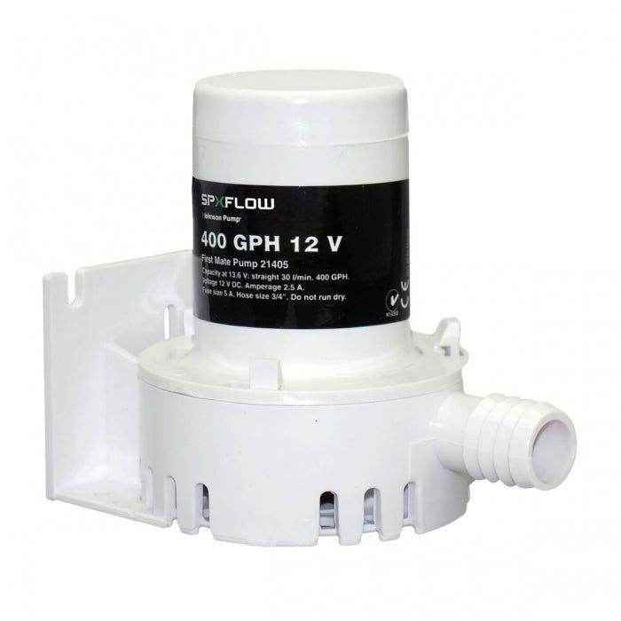 400 GPH First Mate Bilge Pump | Johnson Pump 21405 - MacombMarineParts.com