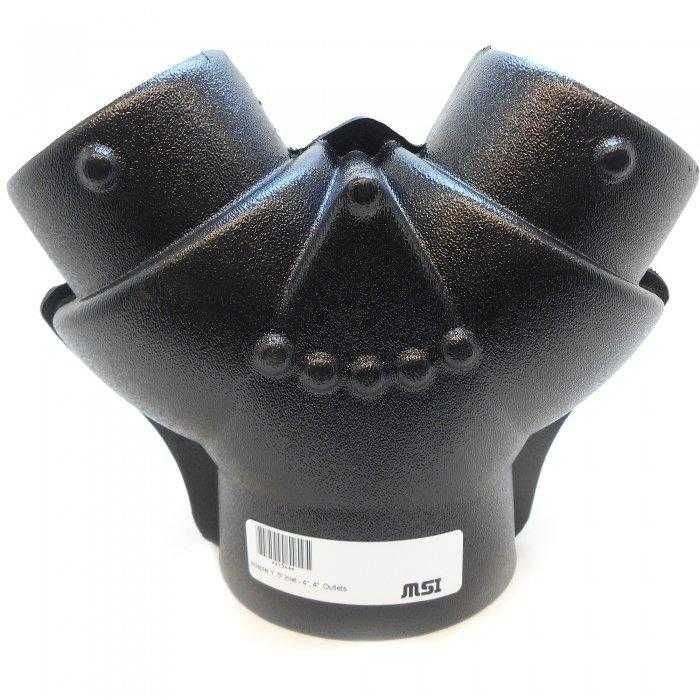 5" x 4" x 4" Air Divider Adapter Y | MSI Marine AY544