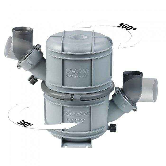 50 MM Dual Stage NLPS Waterlock Muffler | Vetus NLP50S