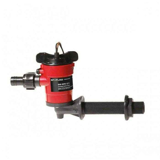 500 GPH 12 Volt Cartridge Aerator Pump | Johnson Pump 38503 - MacombMarineParts.com