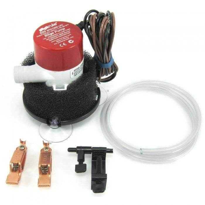 500 GPH 12 Volt Livewell Oxygenator System | Rule 250 - MacombMarineParts.com