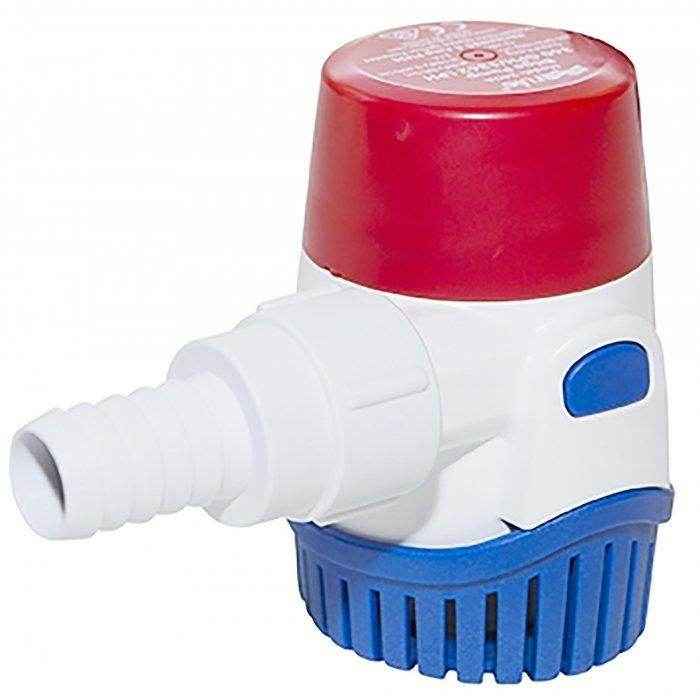 500 GPH 12 Volt Non - Automatic Bilge Pump | Rule 25DA - MacombMarineParts.com