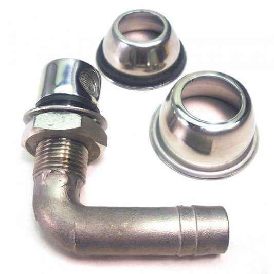 5/8" Flush Tank Vent with Shield | Whitecap 6006 - MacombMarineParts.com