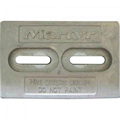 6 in. x 4 in. Mini Divers Dream Magnesium Hull Anode | Canada Metals CMDIVERMINIM