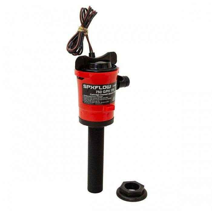 750 GPH 12 Volt Cartridge Aerator Pump | Johnson Pump 28703 - MacombMarineParts.com