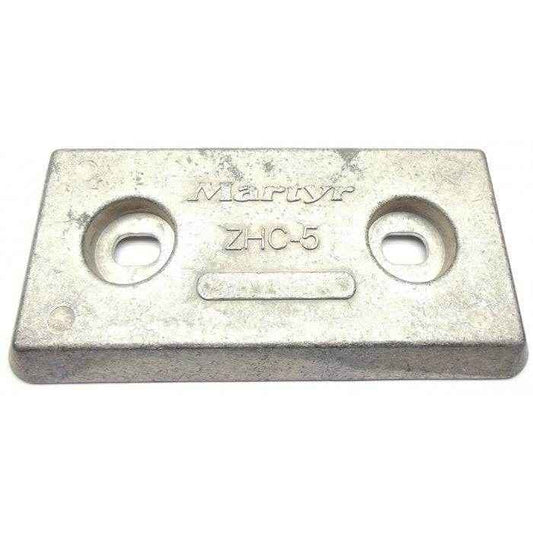 8 inch x 4 inch Magnesium Hull Anode | Martyr CMZHC5AM - MacombMarineParts.com