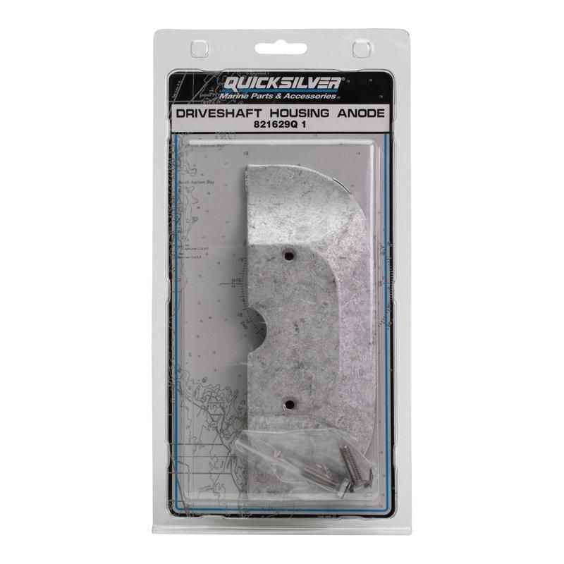 821629Q1 Aluminum Drive Shaft Housing Anode, MerCruiser Alpha One Gen II