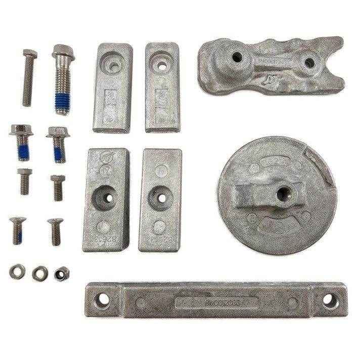 8M0116589 Transom and Gearcase Aluminum Anode Kit - Mercury, 350HP