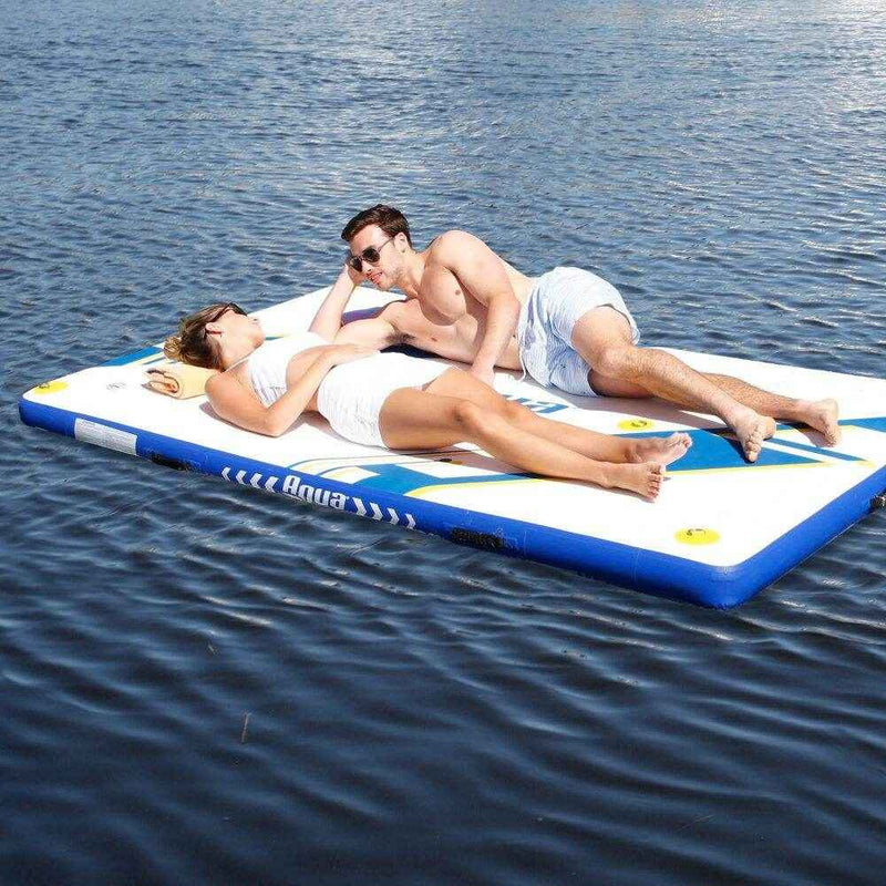 8’x5′ Inflatable Dock with Pump and Backpack | Aqua Pro APR20923