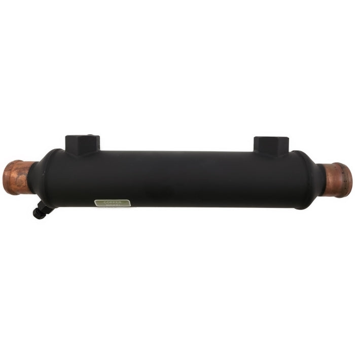 9 x 1-1/4 inch Copper Nickel Oil Cooler | Seakamp 29144CN