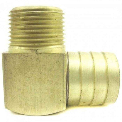 90 Degree 3/4 NPT X 1 Inch Hose Barb Elbow | Crusader R024006A