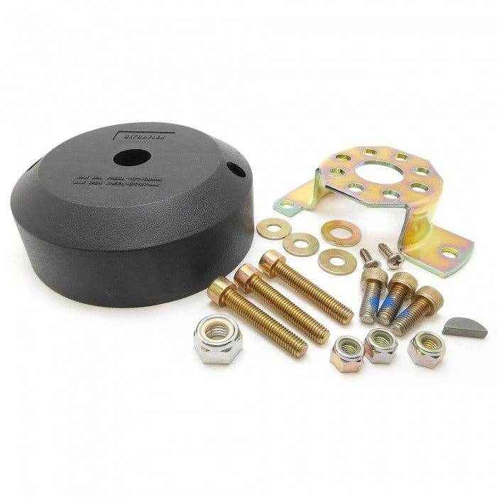 90 Degree Steering Helm Mounting Bezel - Black | UFLEX USA X34 - MacombMarineParts.com